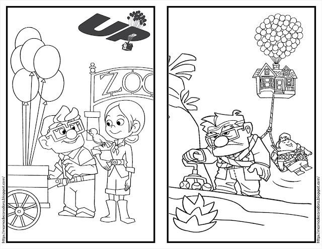 Librito pa colore de up una aventura de altura libros pa colore una aventura de altura colore gratis