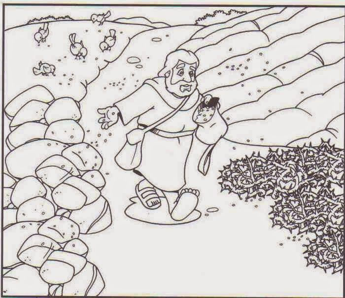 El sembrador jesãºs contã historias sencillas de la vida cotidiana para transmitir una enseãanza espâ bible crafts bible coloring pages lds coloring pages