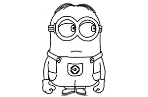 Minions coloring pages free printable minion coloring sheets