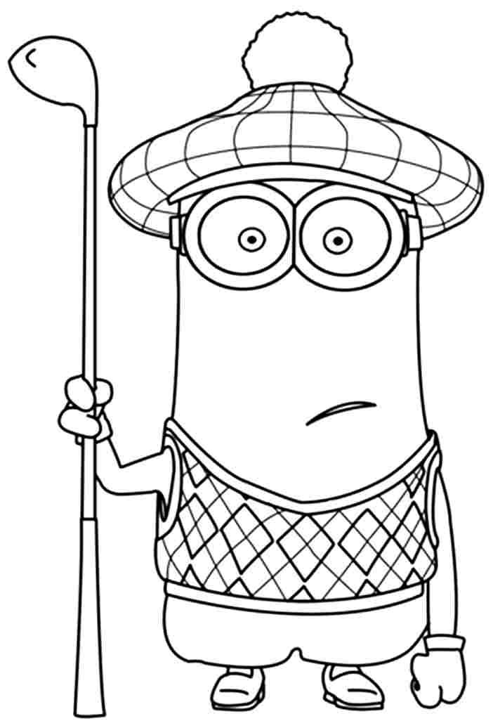 Minion coloring pages