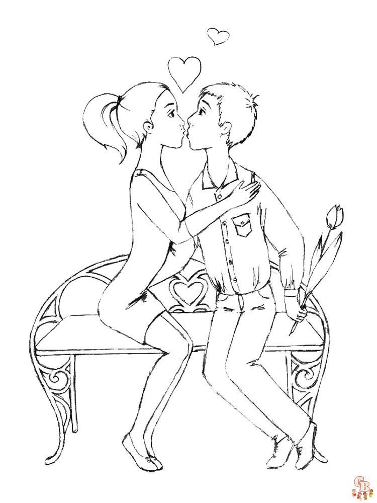 Dibujos de amor para colorear gratis para ninos