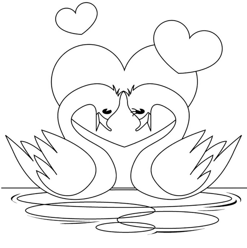Dibujos de amor para colorear