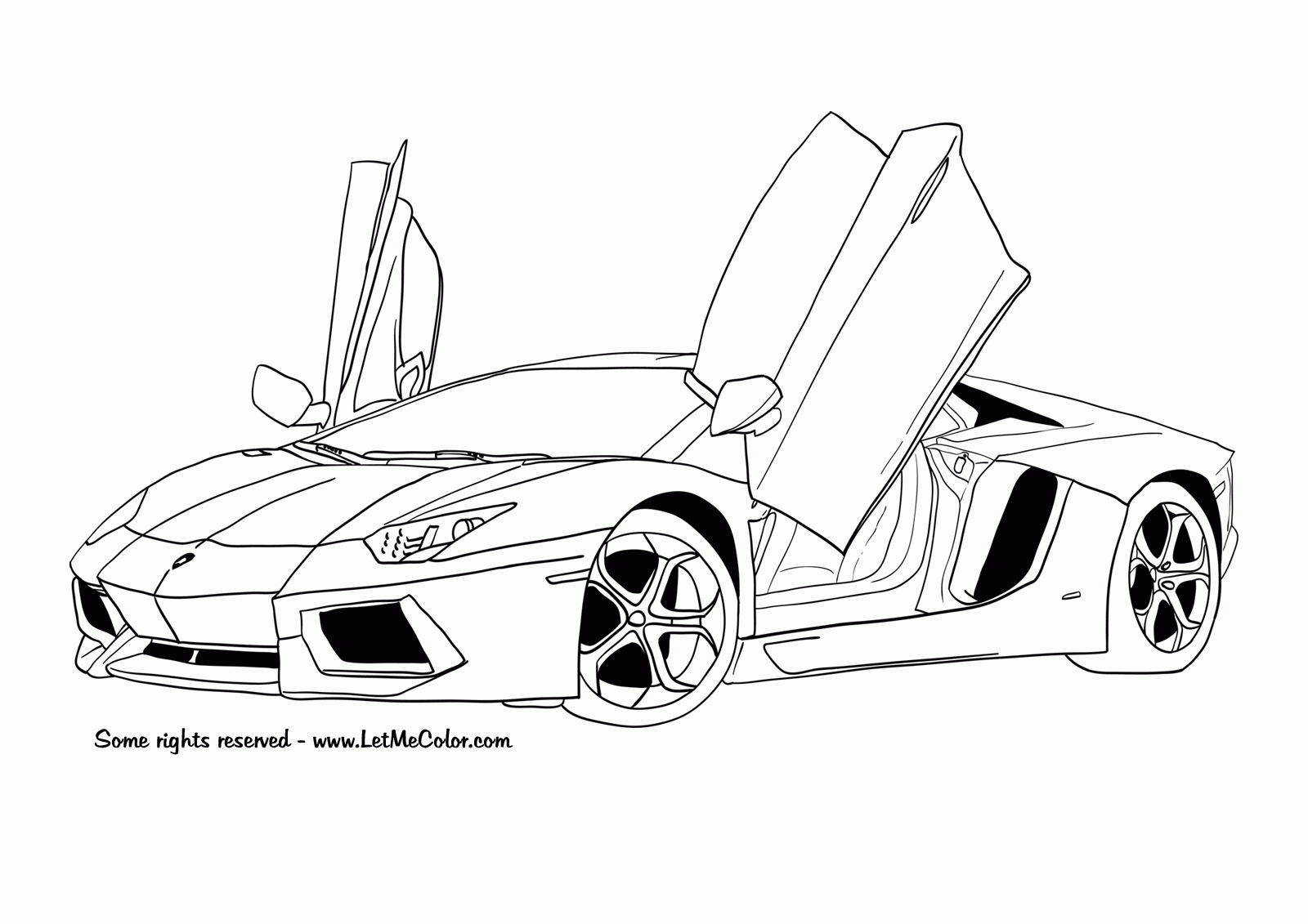 Cars coloring page the lamborghini aventador carros para colorear autos para dibujar dibujos de coches