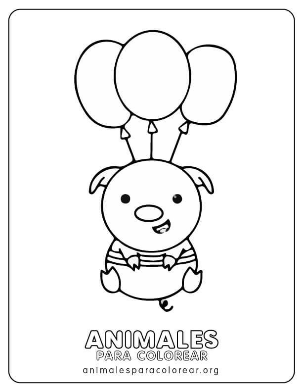 Cerditos para colorear descargar e imprimir gratis