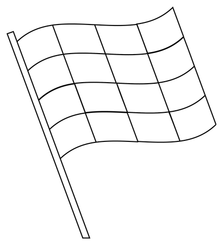 Dibujo de bandera a cuadros para colorear dibujos para colorear imprimir gratis