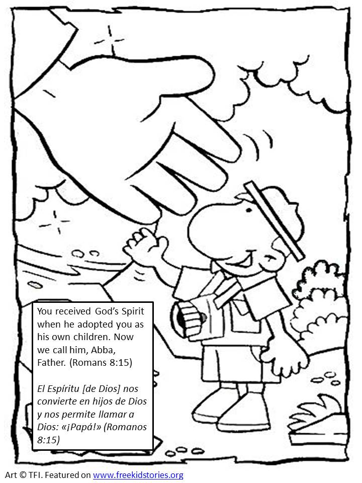 Dios es mi padre paginas para pintar â god is my father coloring pages â free kids stories