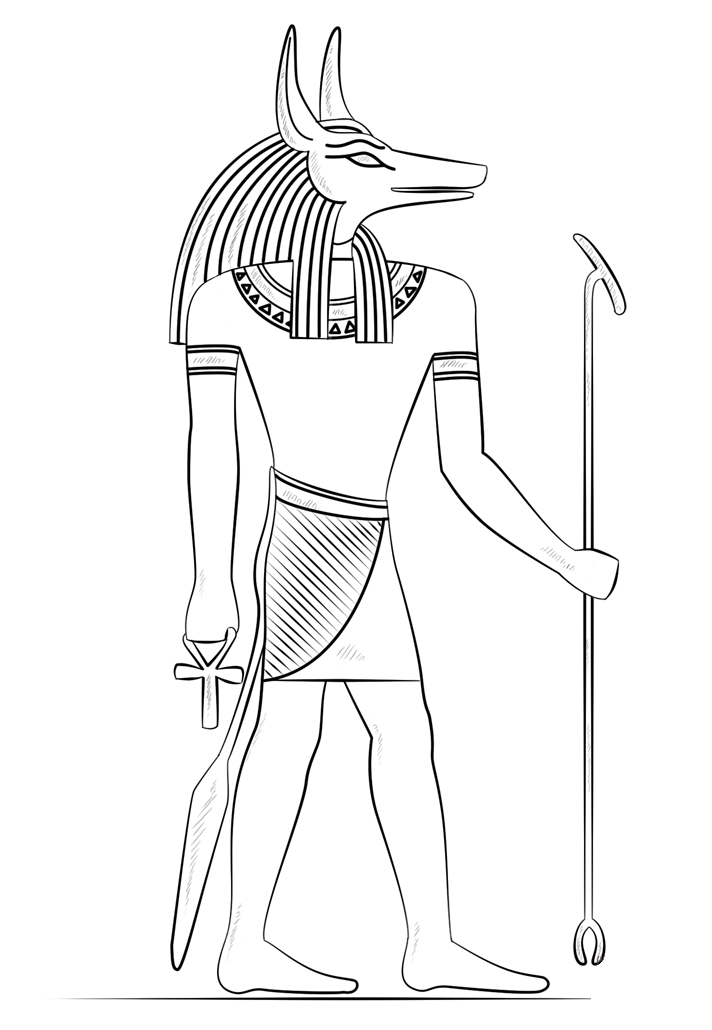 Anubis god of death