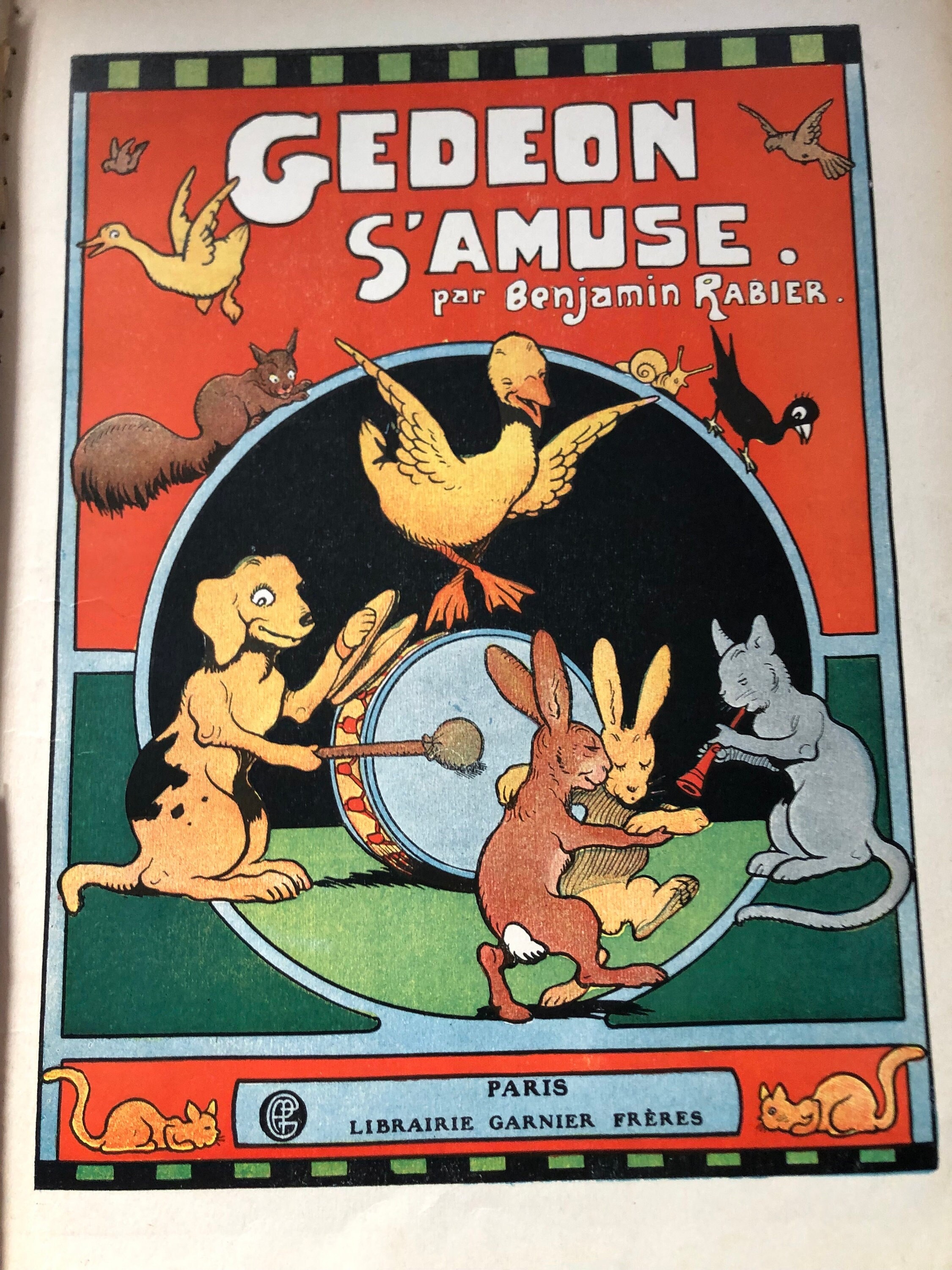 Benjamin rabier gedeon samuse first french edition childrens illustrated book