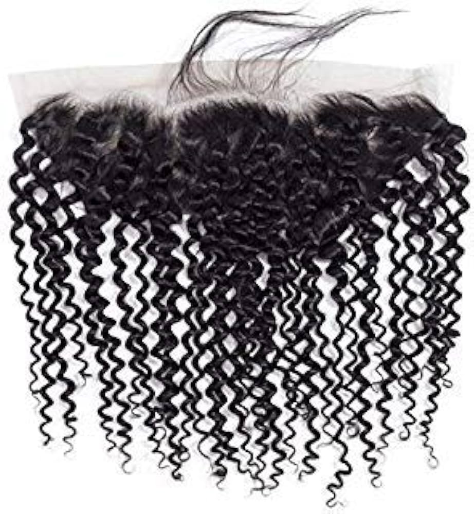 Amberhair x lace frontal closure kinkys curly human hair a brazilian virgin hair ear to ear lace front closure with baby hair bleached konts natural colorinch three part beauty