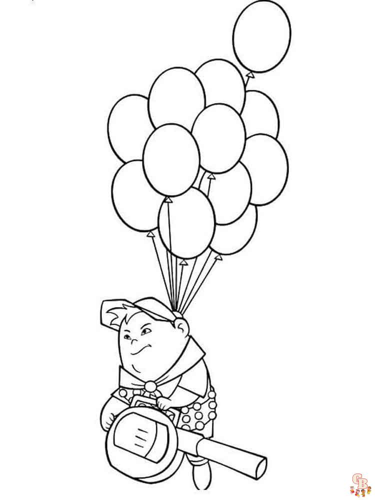 Free up movie coloring pages printable and easy