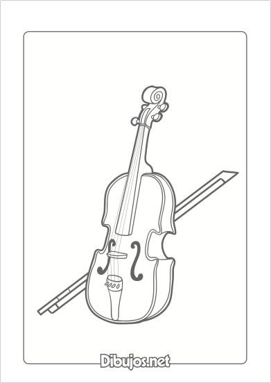 Dibujos de instrumentos musicales para imprimir y colorear