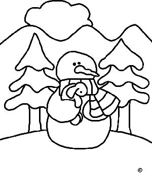 Dibujos de invierno para colorear y pintar chiquipedia dibujos de invierno dibujos ãrbol de invierno