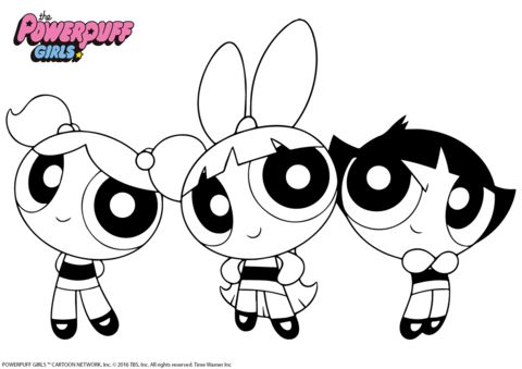 Powerpuff girls coloring page coloring pages for girls ctoon coloring pages coloring books