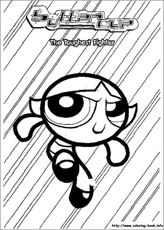 Powerpuff girls coloring picture