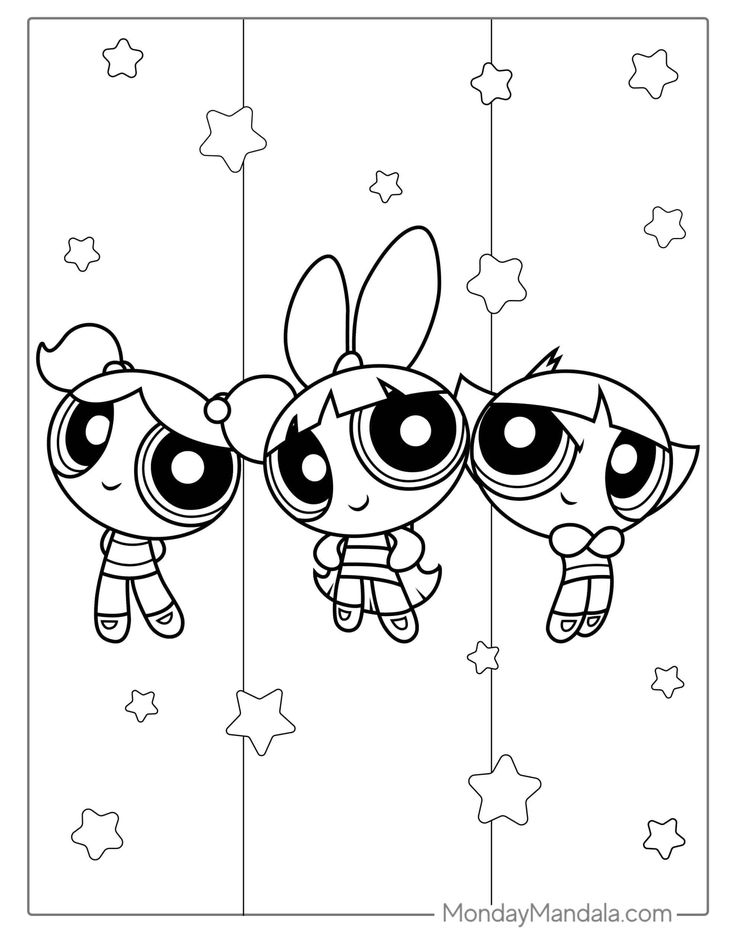 Powerpuff girls coloring pages free pdf printables coloring pages for girls powerpuff girls coloring pages