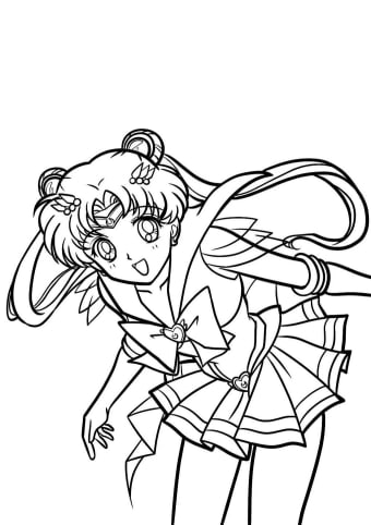 How to draw sailor moon for android