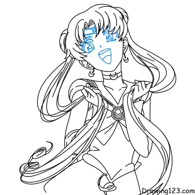 Sailor moon drawing tutorial