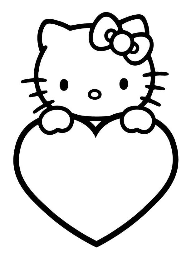 Dibujo de dãa de san valentãn gratis para imprimir y colorear