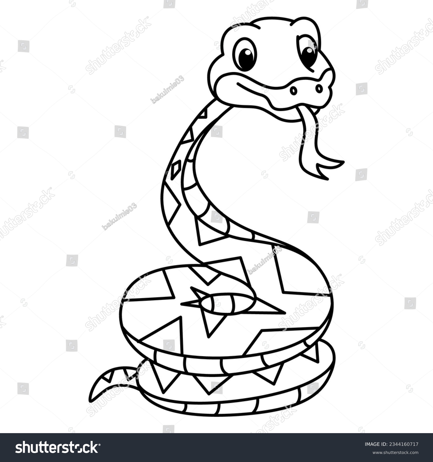 Imãgenes fotos de stock objetos en d y vectores sobre snake cartoon coloring pages