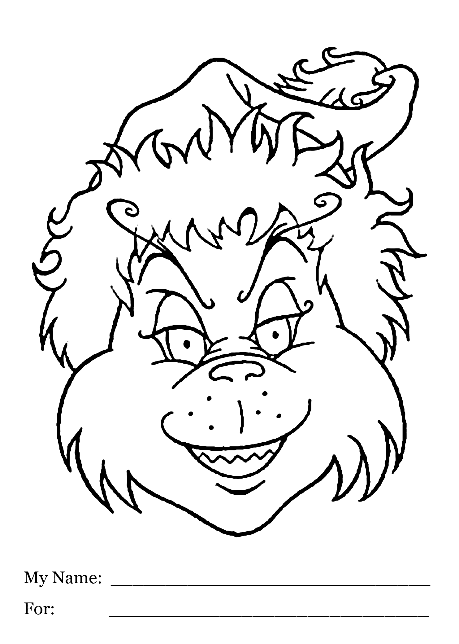 Christmas grinch had coloring pages for kids printable free grinch coloring pages christmas coloring pages christmas coloring books