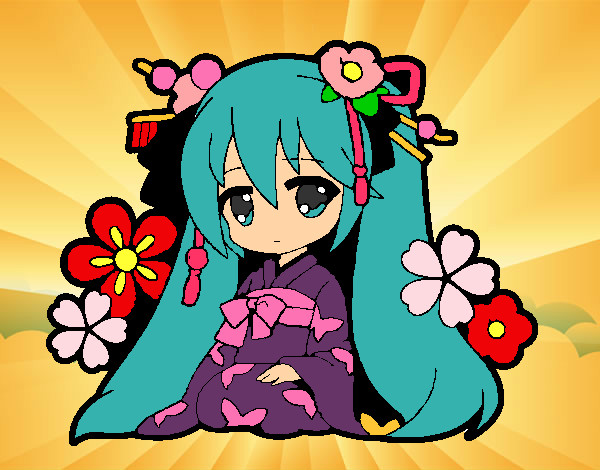 Anime coloring pages