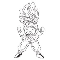 Child goku coloring pages of dragon ball z dragon ball superhero coloring pages dragon ball z