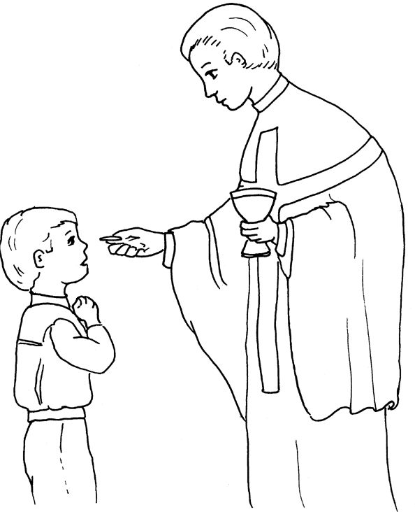 Catholic coloring pages for kids dibujos de primera union manualidades para primera union libro de colores
