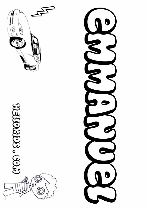 Emmanuel coloring pages
