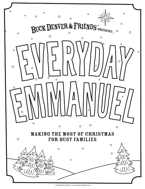 Everyday emmanuel coloring page
