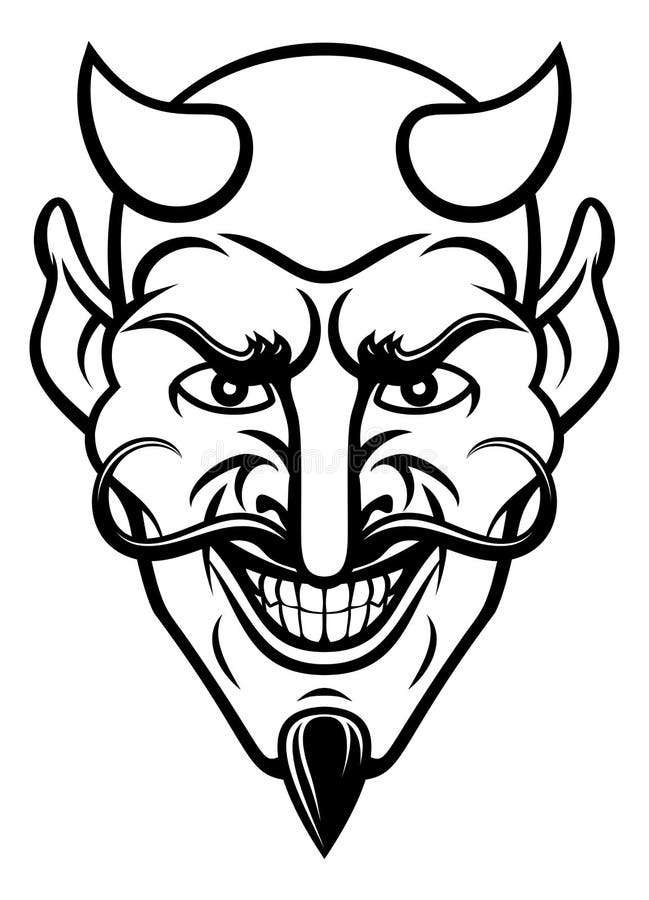 Imp face stock illustrations â imp face stock illustrations vectors clipart