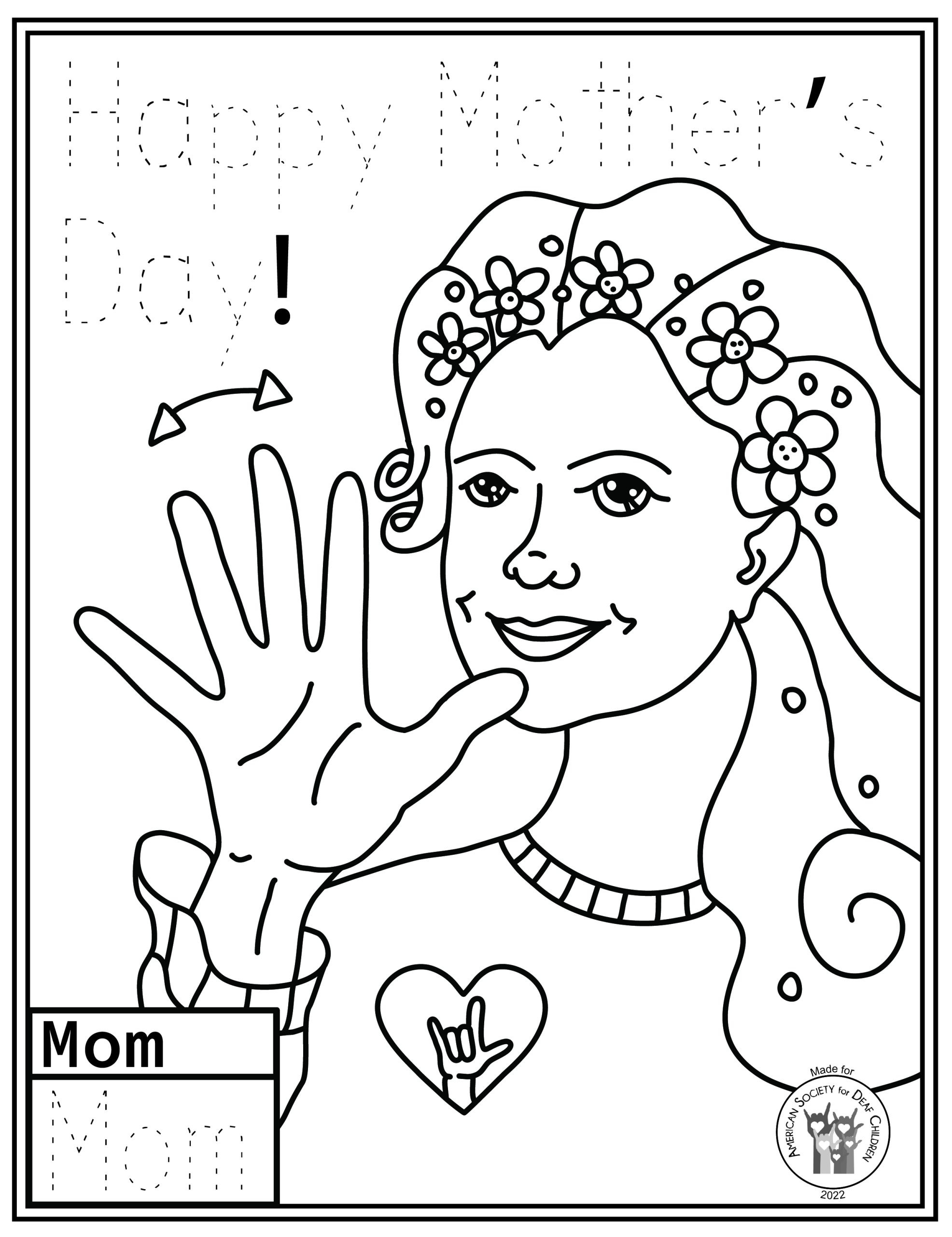 New to asdcs asl stories directory storysigning coloring pages