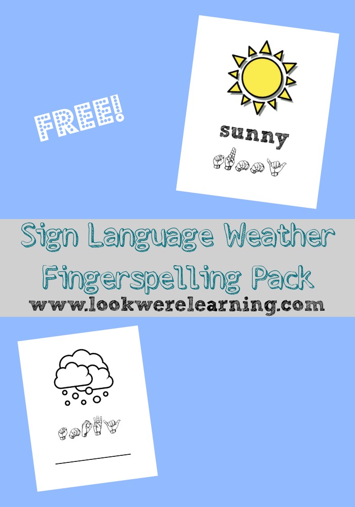 Weather asl coloring pages