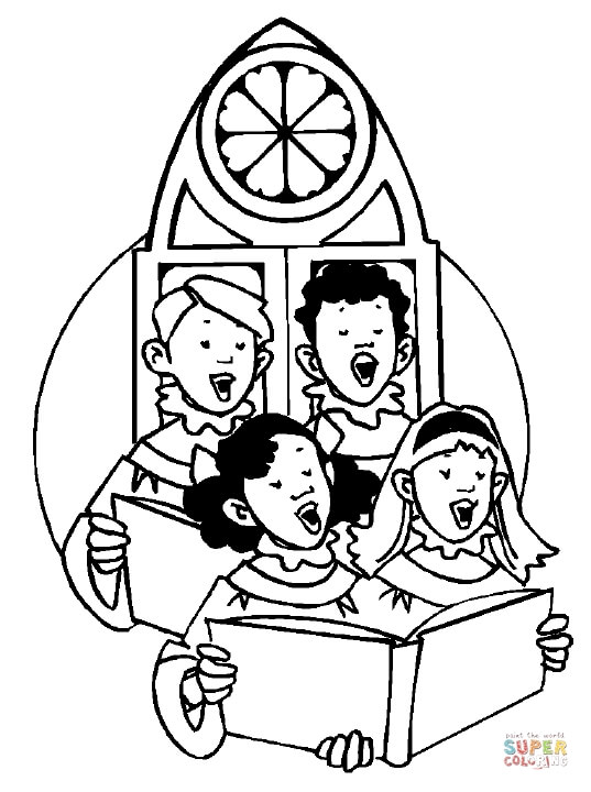 Singing in church coloring page free printable coloring pages