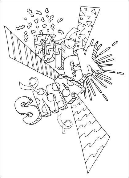 Free printable coloring pages for adults with swear words