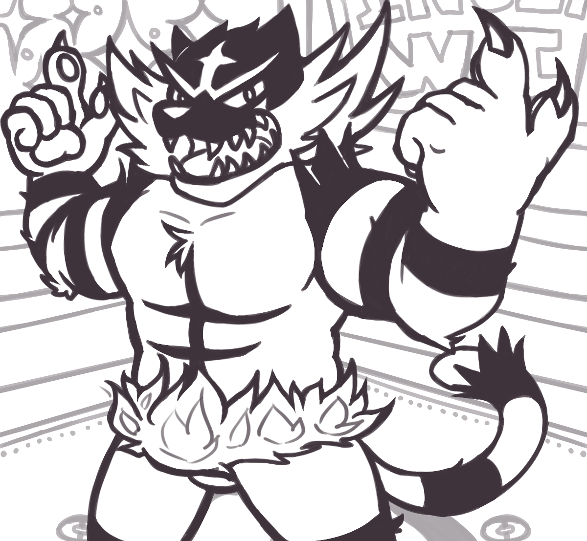 Incineroar by haha