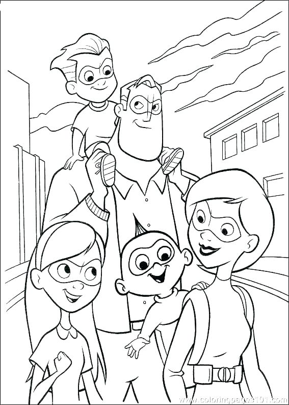 Incredibles the whole parr family