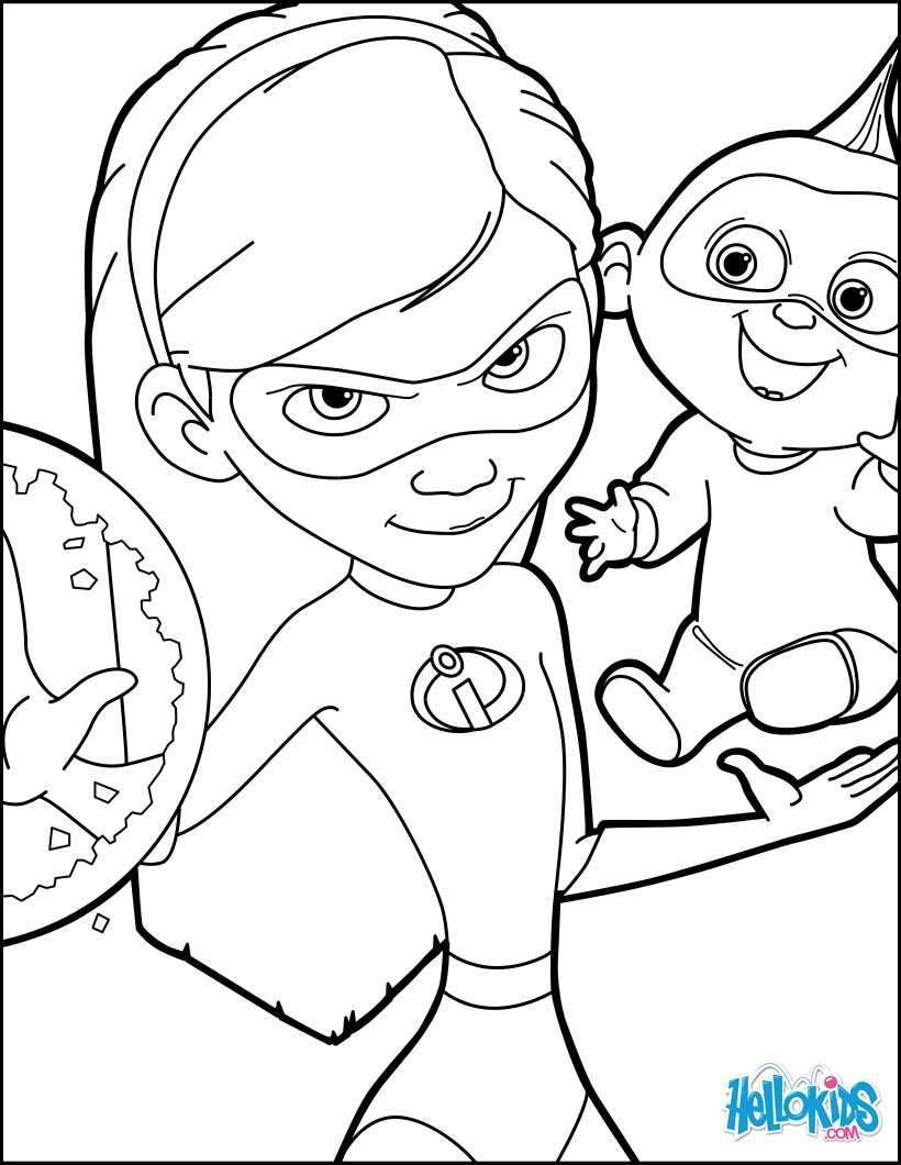 Incredibles coloring pages