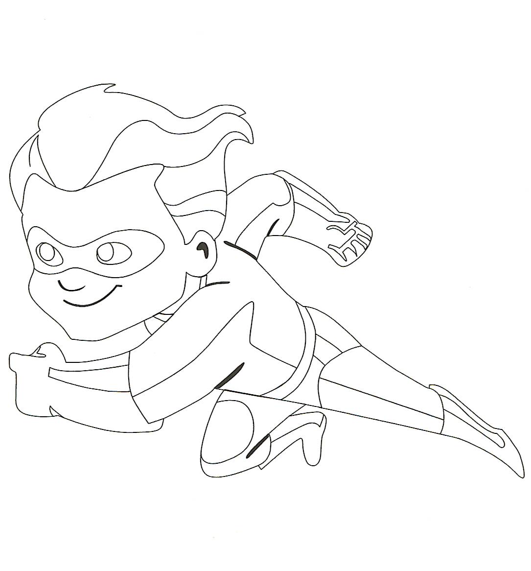 Best the incredibles coloring pages for kids