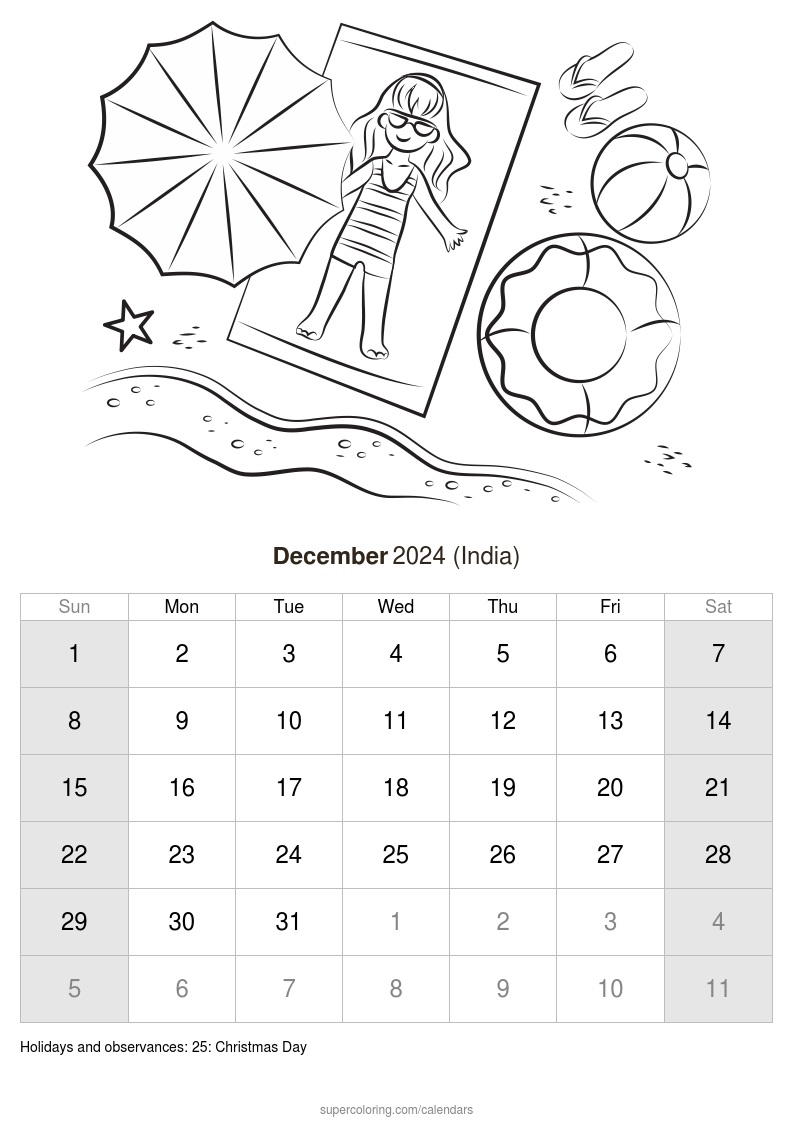 December calendar