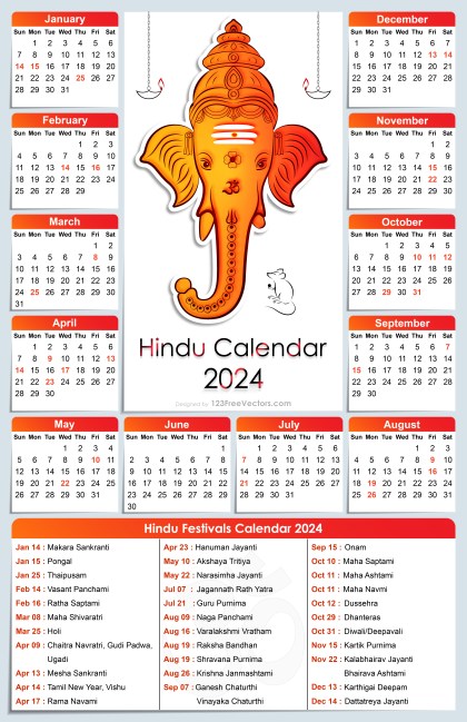 Free calendar india