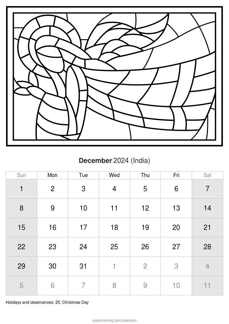 December calendar