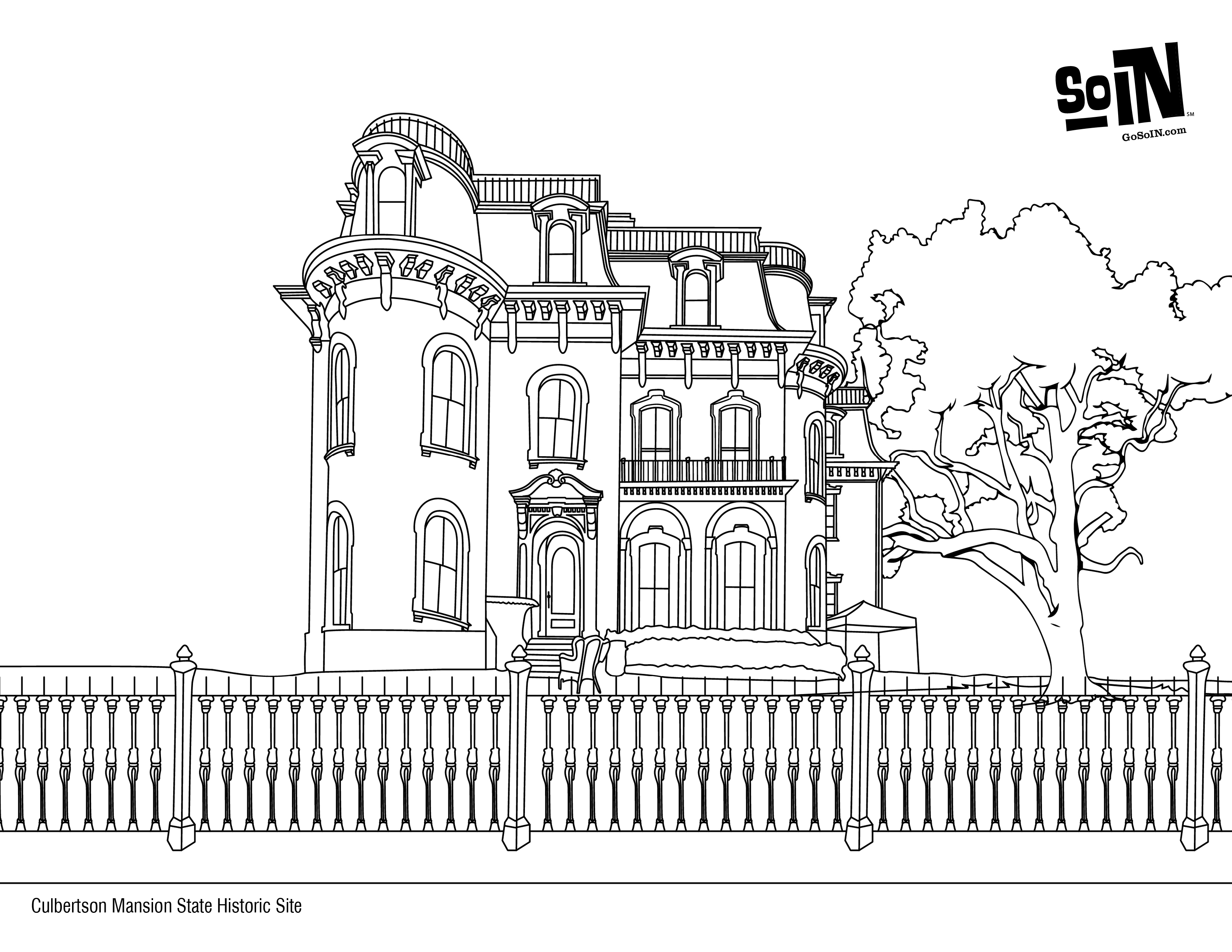 Southern indiana coloring pages