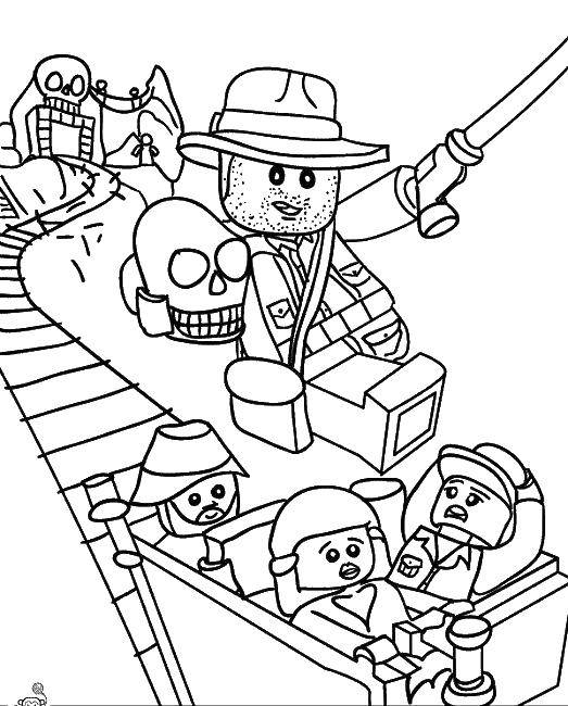 Online coloring pages coloring page indiana jones lego download print coloring page