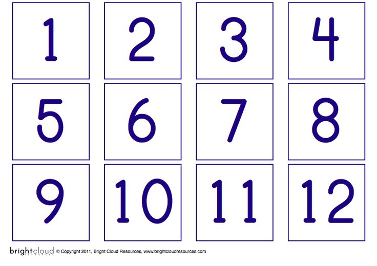 Printables large numbers with printable numbers printable numbers printable flash cards number flashcards
