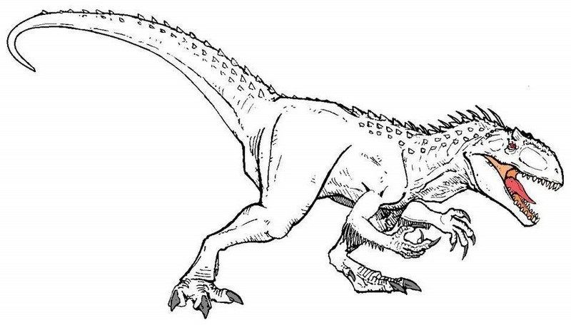 High detailed indominus rex coloring sheet jurassic world indominus rex dinosaur coloring pages indominus rex