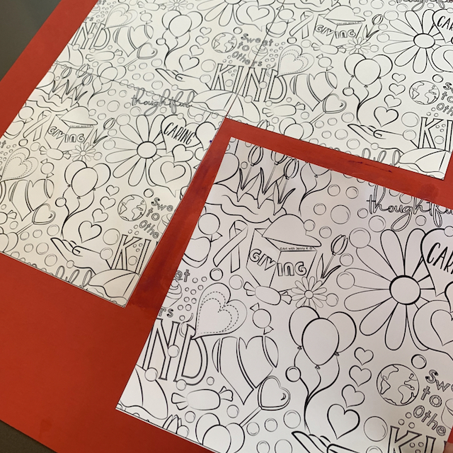 Free kindness coloring pages infinity coloring