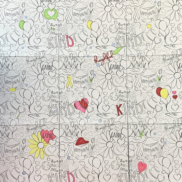 Free kindness coloring pages infinity coloring