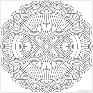 Infinity mandala to color mandala coloring pages pattern coloring pages coloring pages
