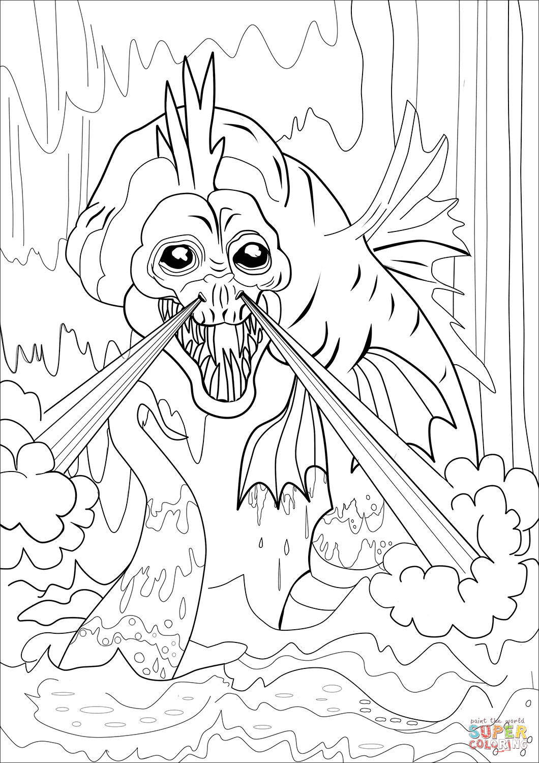 Inkanyamba coloring page free printable coloring pages