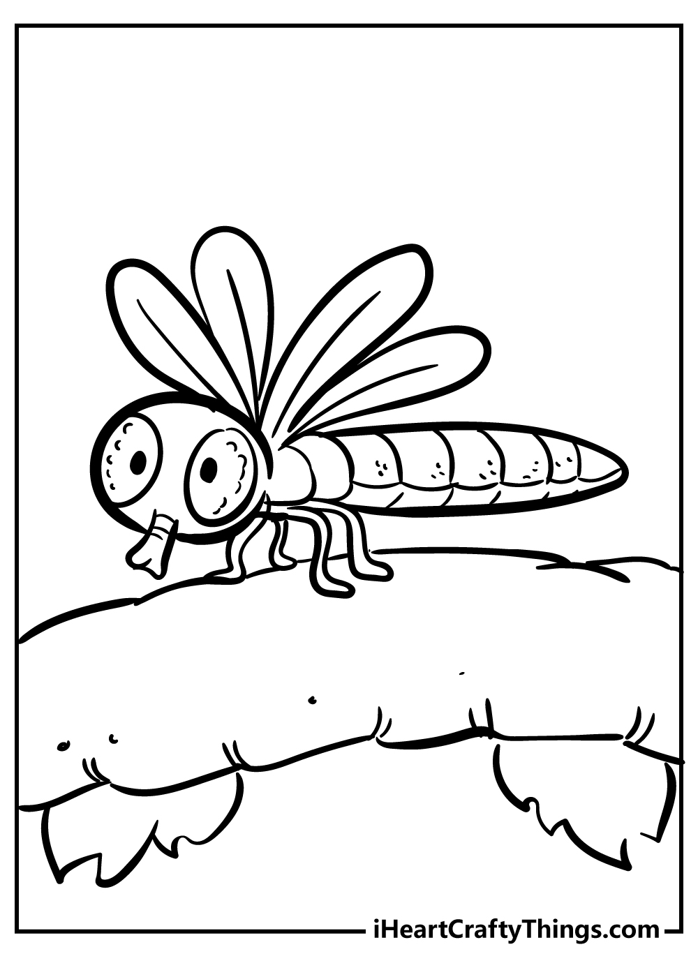 Insect coloring pages free printables